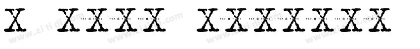 X Narm Regular字体转换